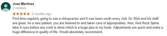 Galla Chiropractic Group Patient Testimonial